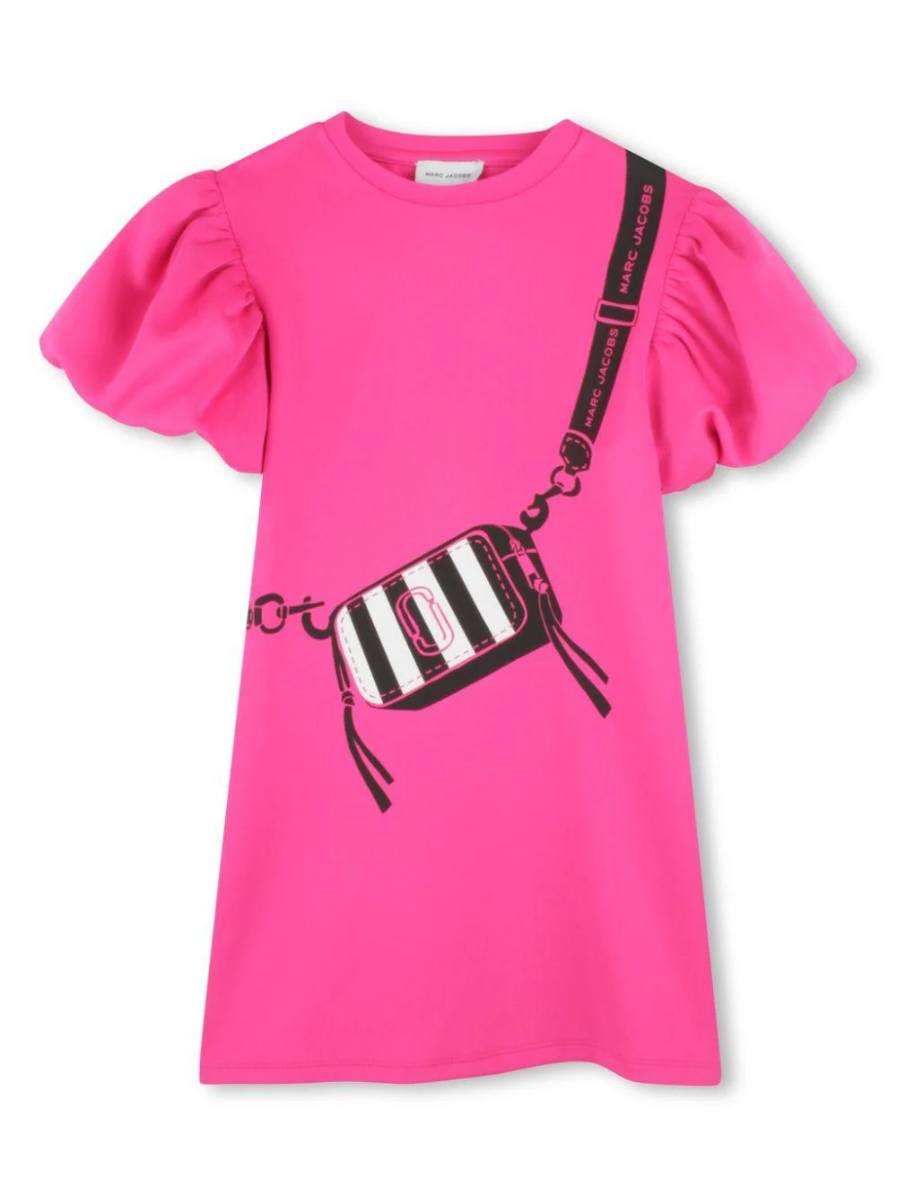 Abito con stampa Snapshot per bambina Marc Jacobs Kids fucsia