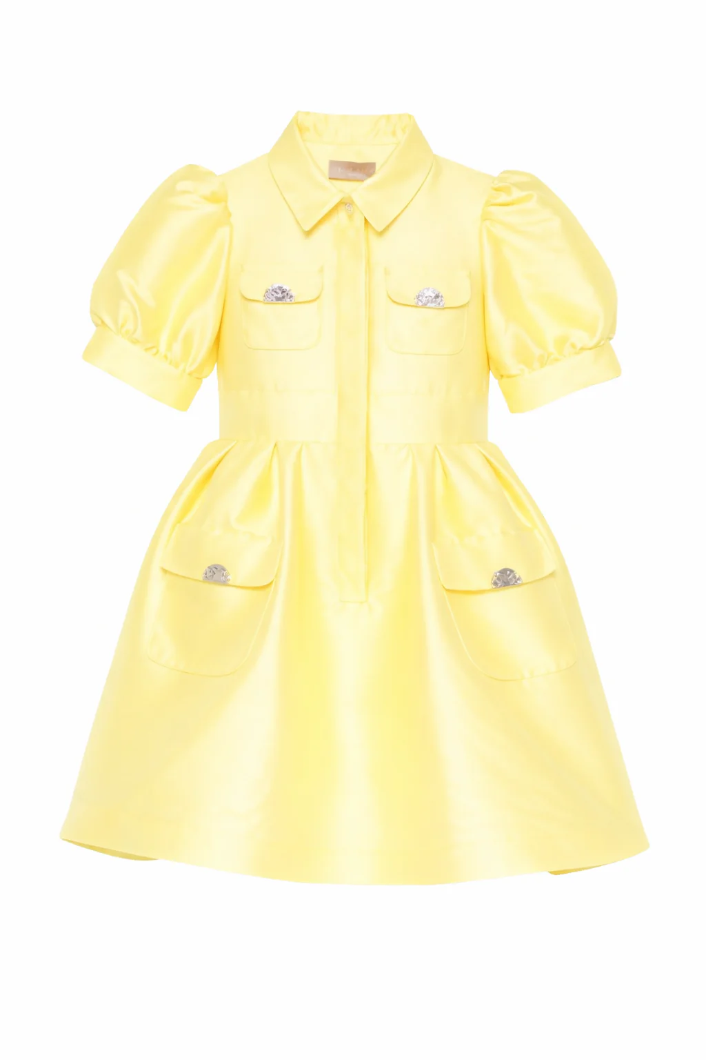 Abito per bambina Elie Saab Junior giallo con maniche a palloncino
