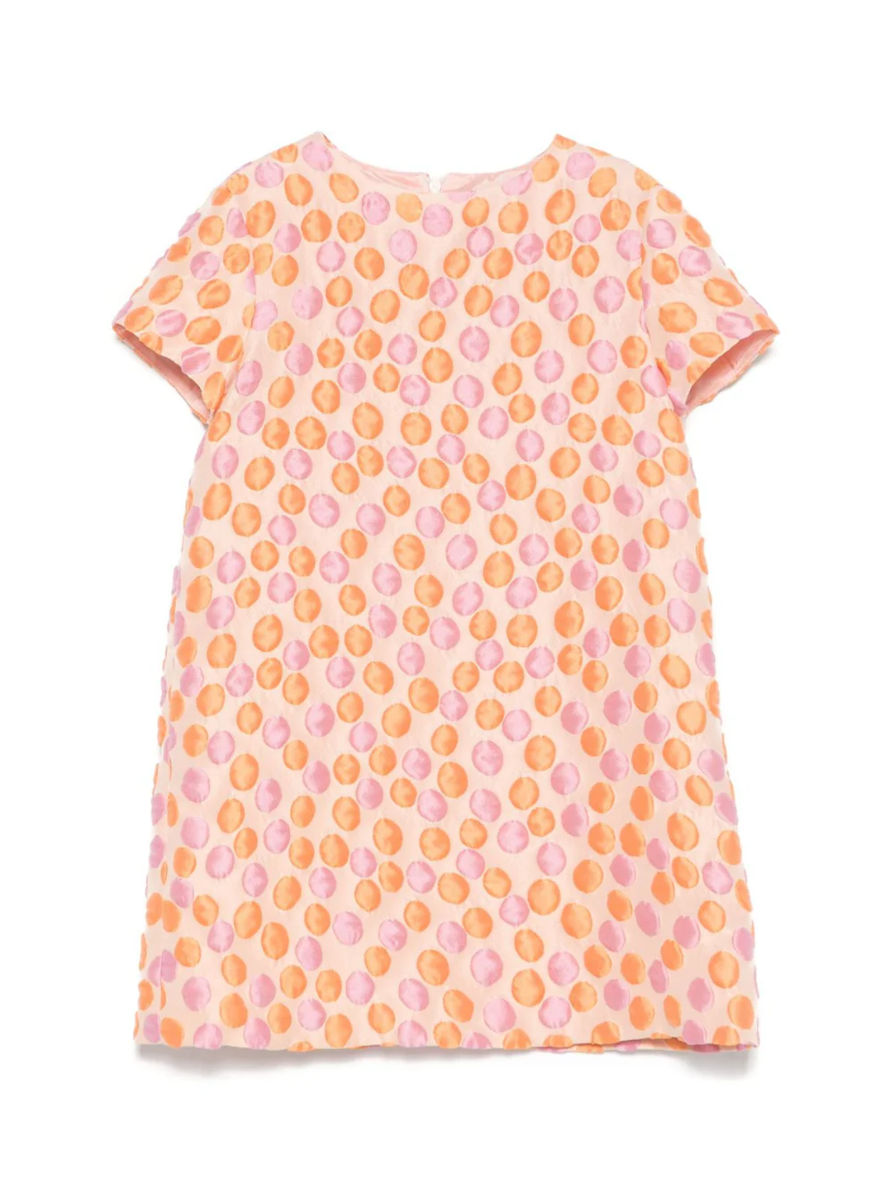 Abito per bambina Il Gufo arancione con stampa all-over