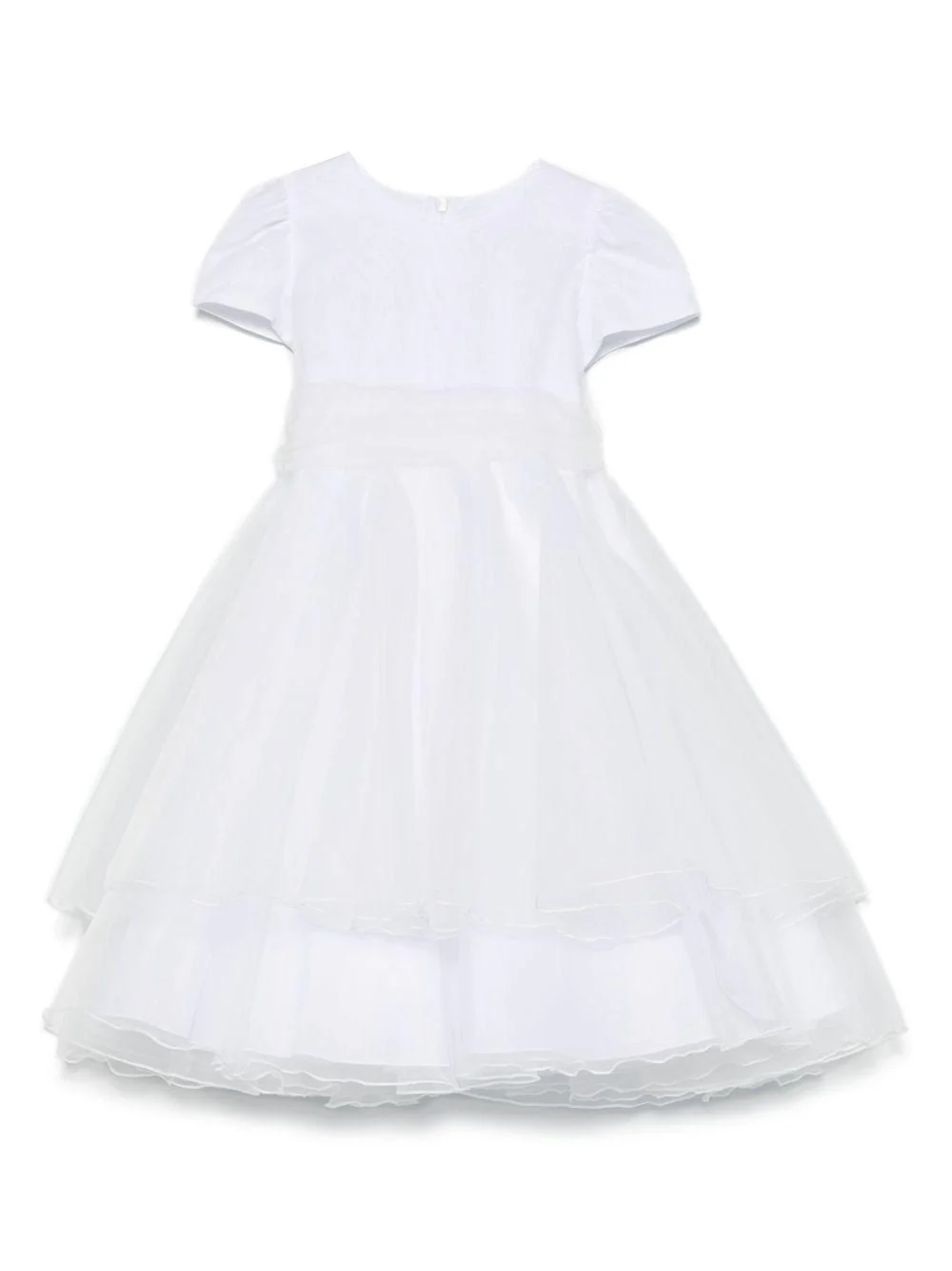 Abito per bambina Mariella Ferrari bianco con fiocco
