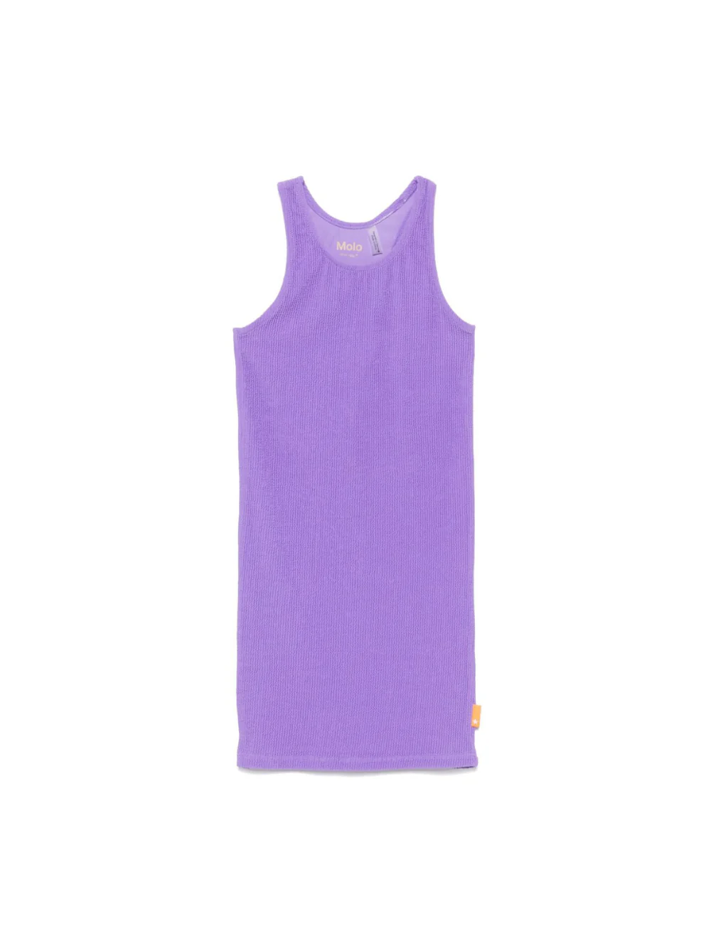 Abito per bambina Molo Cailey viola con mini logo sul lato