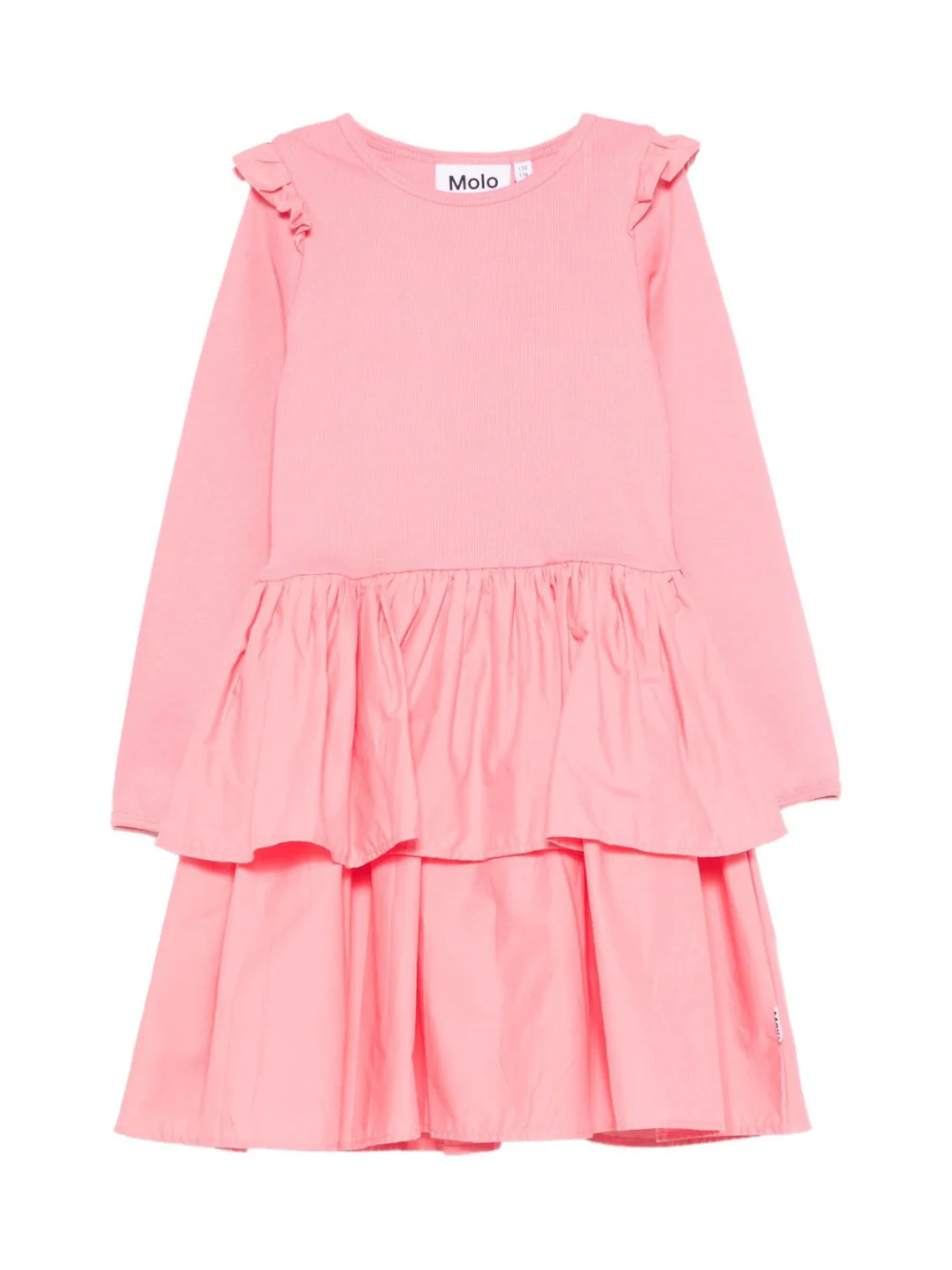 Abito per bambina Molo rosa con volant