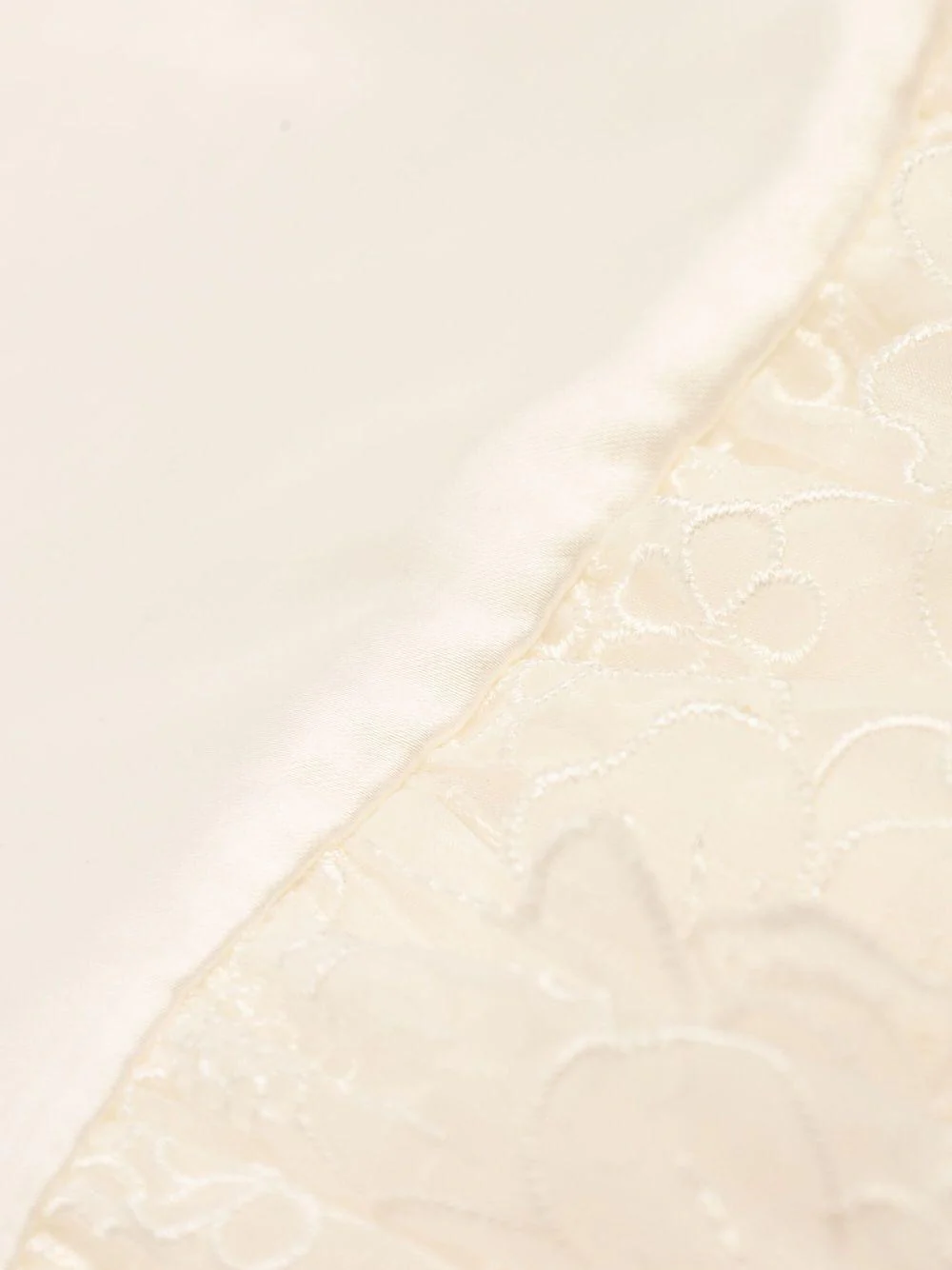 Abito per bambina Self-Portrait Kids beige con ricamo a fiori - Image 4