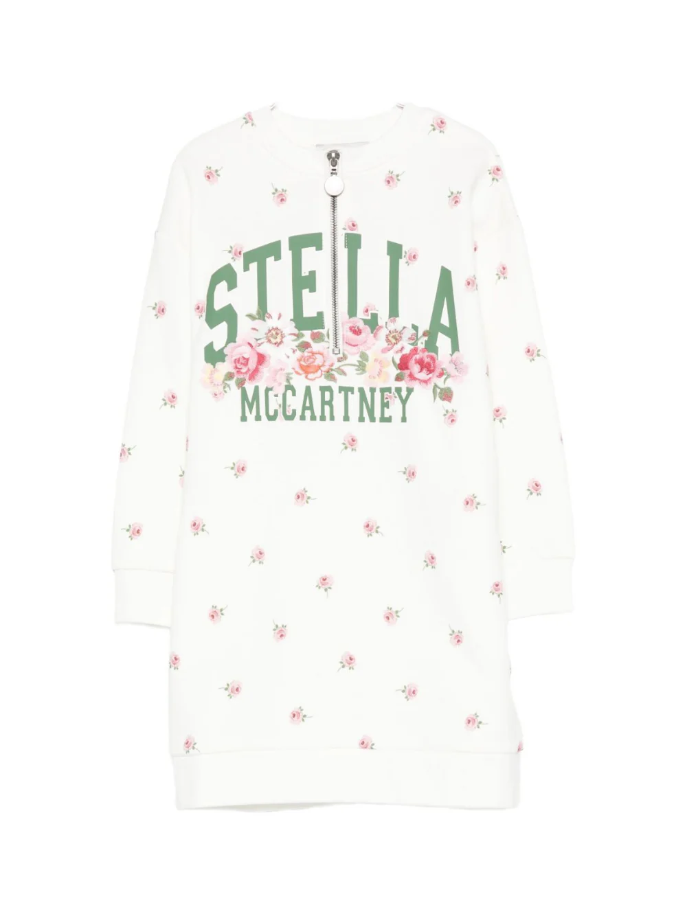 Abito per bambina Stella McCartney Kids bianco con stampa fiori