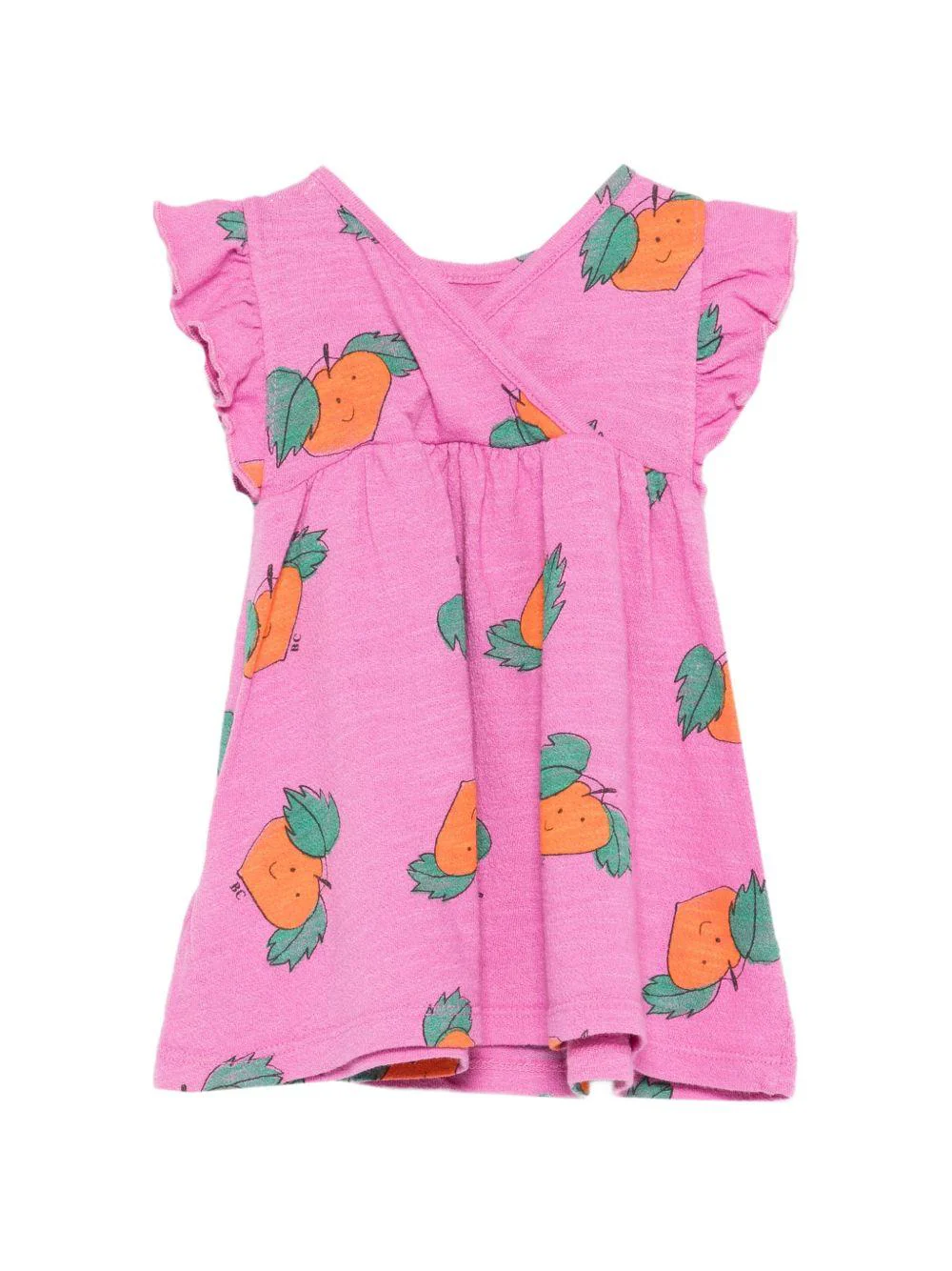 Abito per neonata Bobo Choses rosa con stampa all-over - Image 2