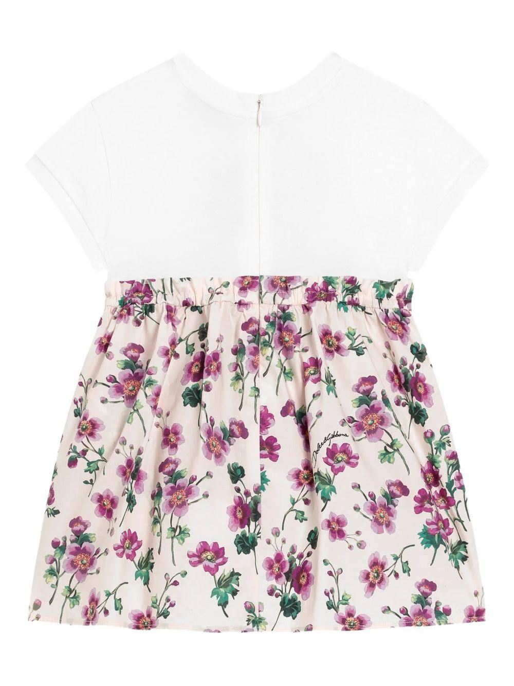 Abito per neonata Dolce & Gabbana Kids multicolore con stampa a fiori - Image 2