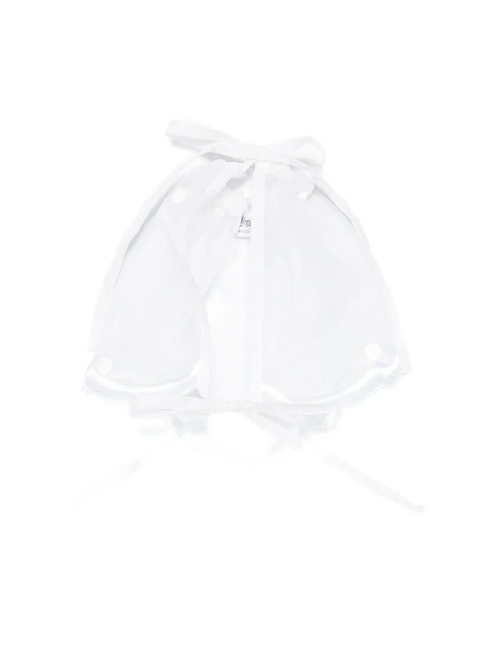 Abito per neonata Jesurum Baby bianco con colletto alla Peter Pan - Image 2
