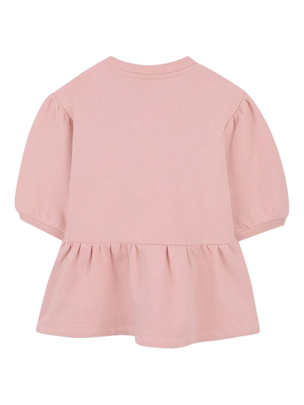 Abito per neonata Kenzo Kids rosa con stampa Tiger Head - Image 3