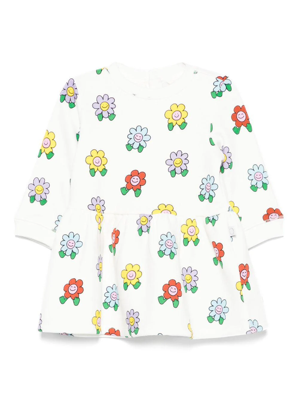 Abito per neonata Stella McCartney Kids bianco a fiori