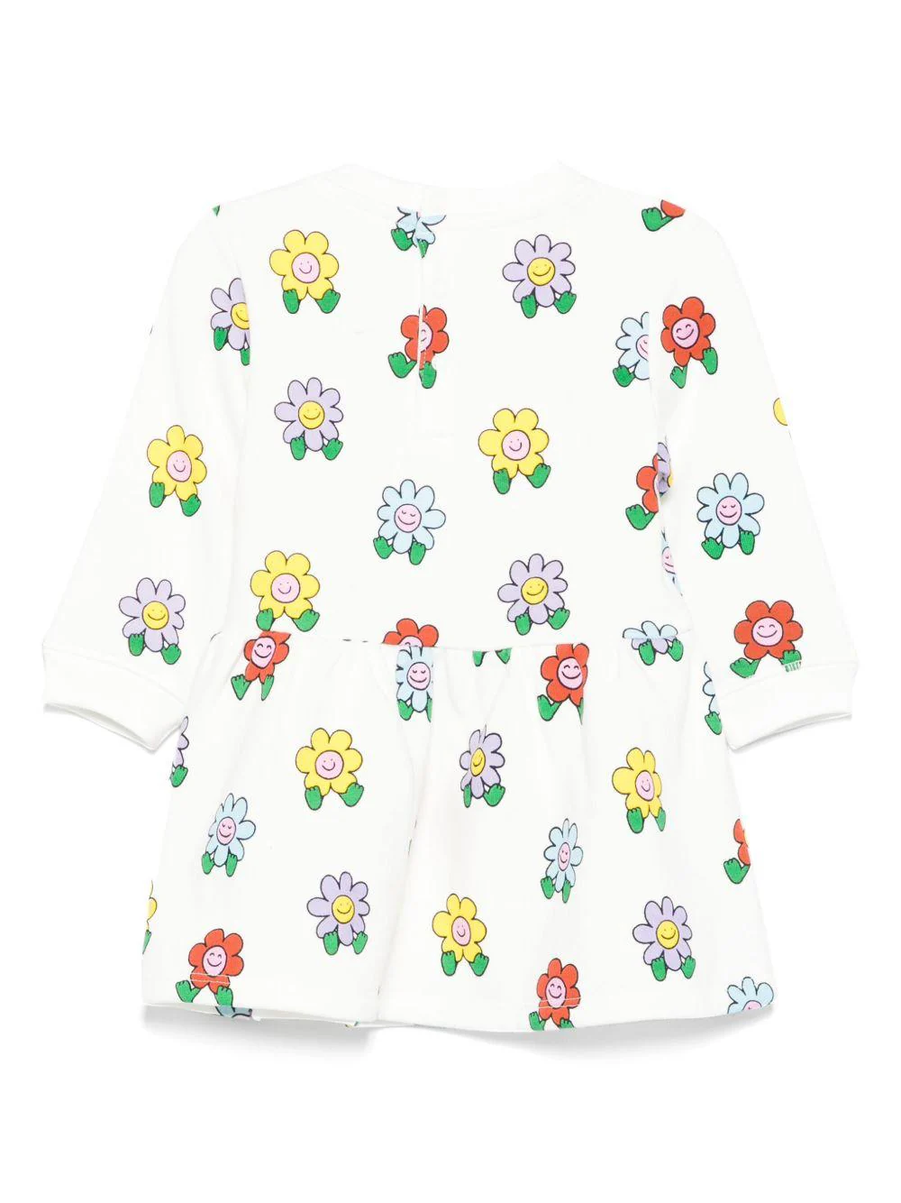 Abito per neonata Stella McCartney Kids bianco a fiori - Image 2