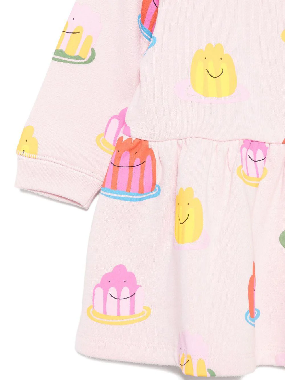 Abito per neonata Stella McCartney Kids rosa con gonna svasata - Image 2