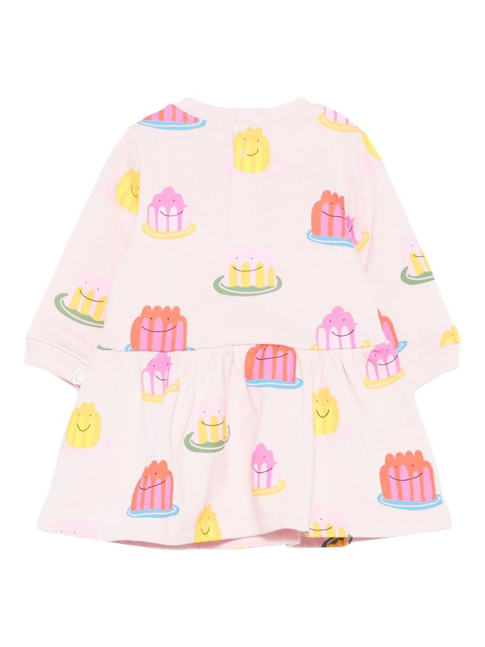 Abito per neonata Stella McCartney Kids rosa con gonna svasata - Image 3