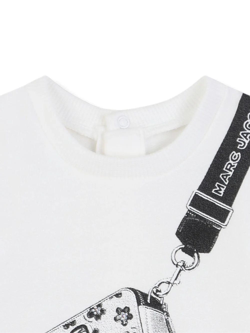 Abito per neonata The Marc Jacobs Kids bianco con stampa grafica - Image 3