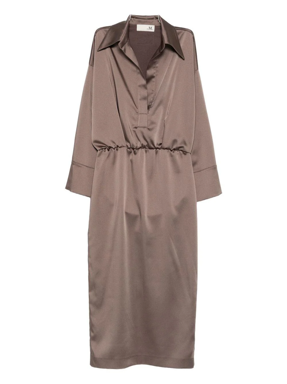 Abito Uriele per donna THE M marrone con colletto classico