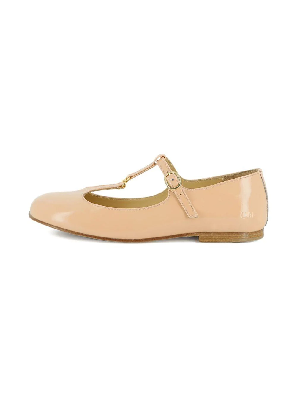 Ballerine per bambina Chloé Kids rosa con cinturino a T - Image 5