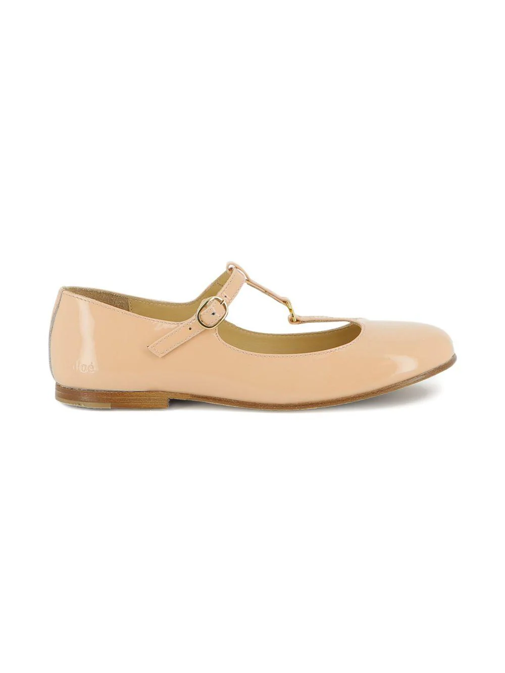 Ballerine per bambina Chloé Kids rosa con cinturino a T - Image 6
