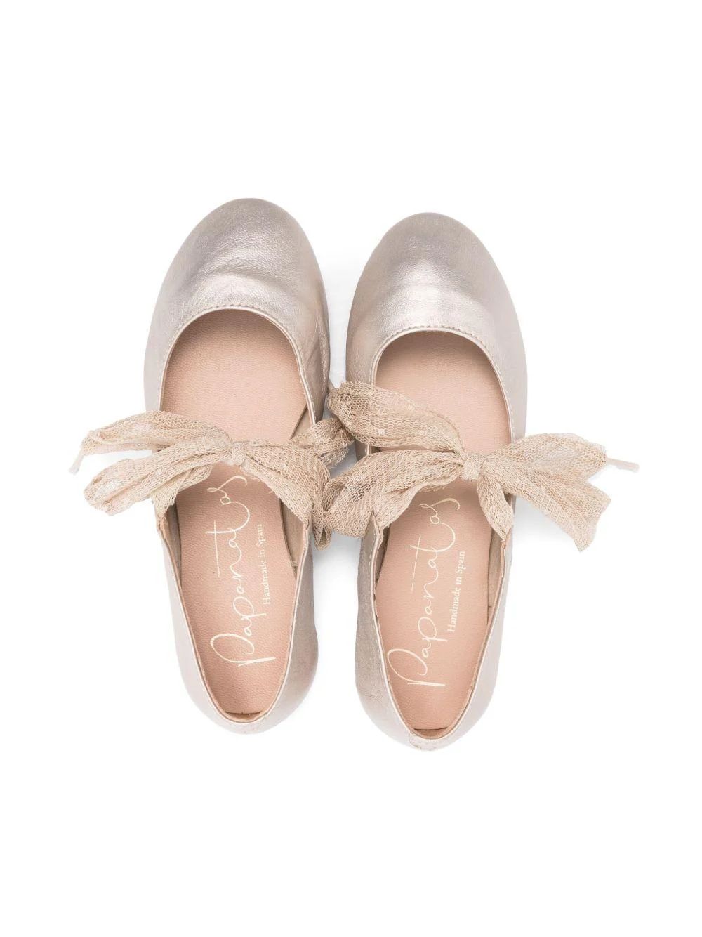 Ballerine per bambina eli1957 rosa Angelito Plumeti con chiusura frontale con fiocco - Image 3