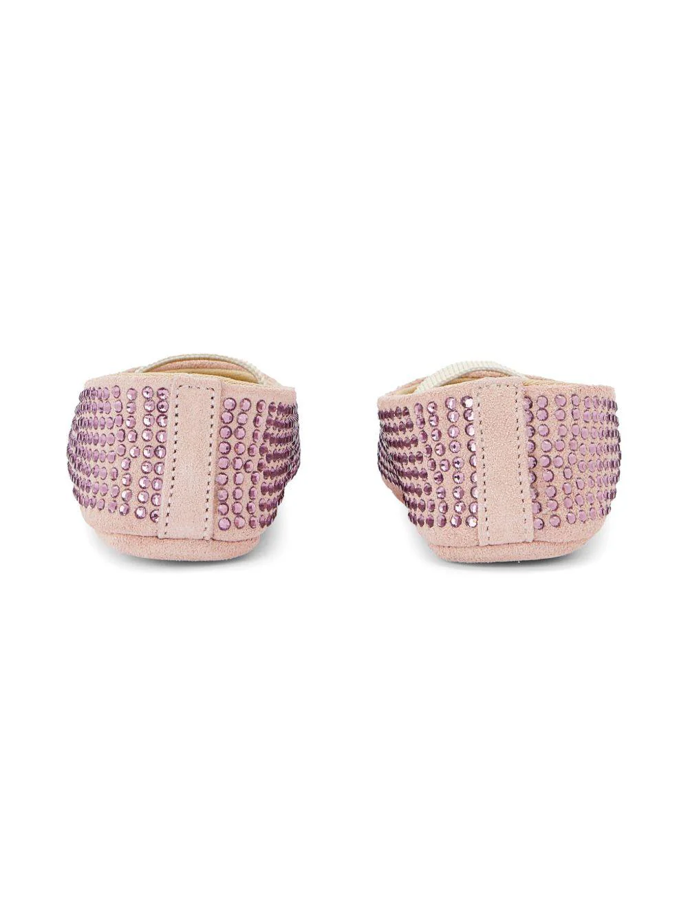 Ballerine per neonata BabyWalker rosa con decorazione di cristalli - Image 4