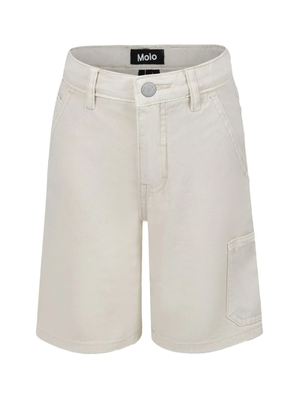 Bermuda cargo per bambino Molo beige con due tasche laterali