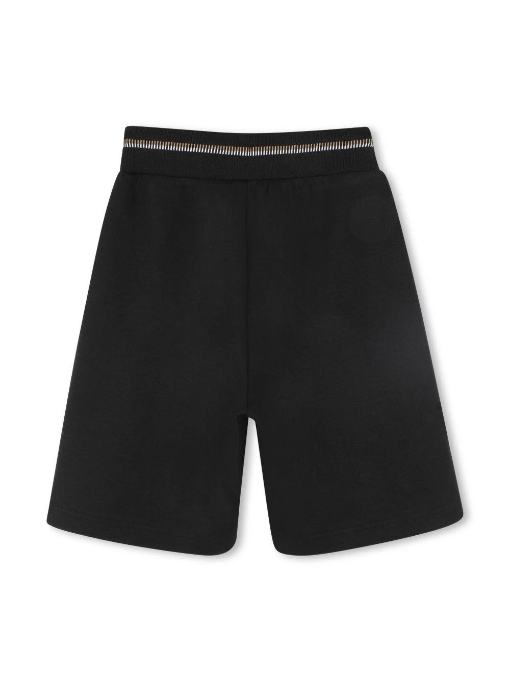 Bermuda con taglio dritto per bambino BOSS Kidswear nero con tasche laterali - Image 2