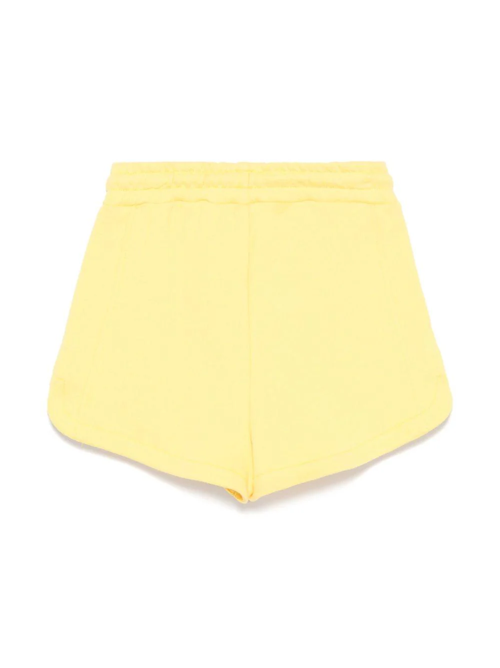 Bermuda per bambina MSGM Kids giallo con applicazione posteriore con logo - Image 3