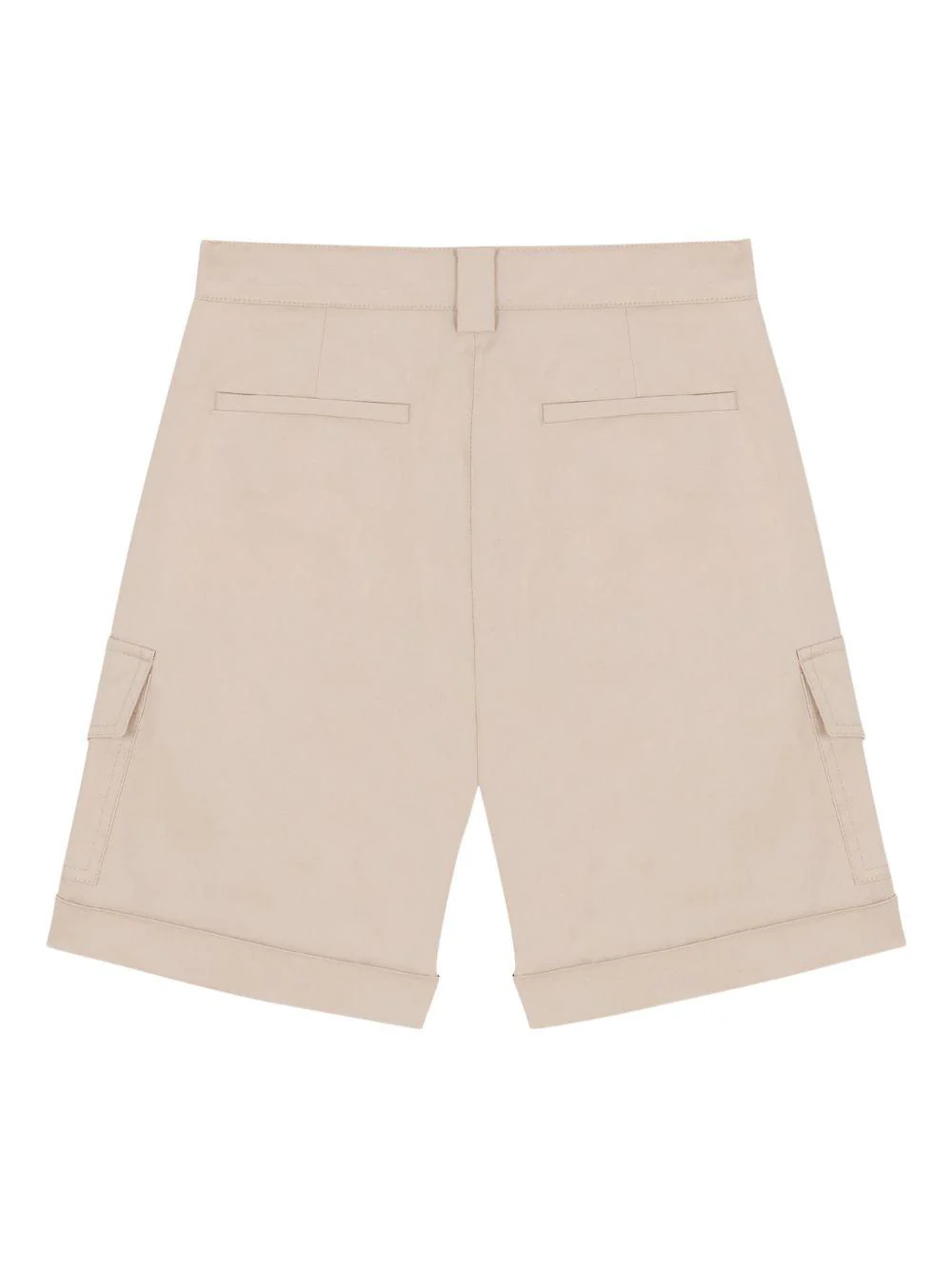 Bermuda per bambino Balmain Kids beige con bottoni color oro - Image 2