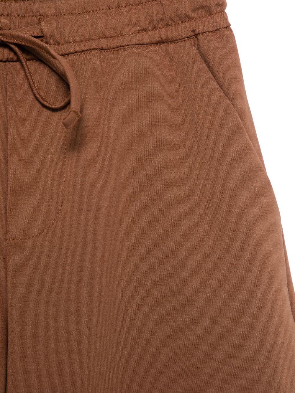 Bermuda per bambino Paolo Pecora Kids marrone con vita con coulisse elasticizzata - Image 3
