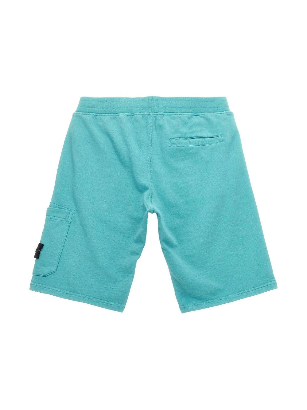 Bermuda per bambino Stone Island Junior azzurro con applicazione - Image 2