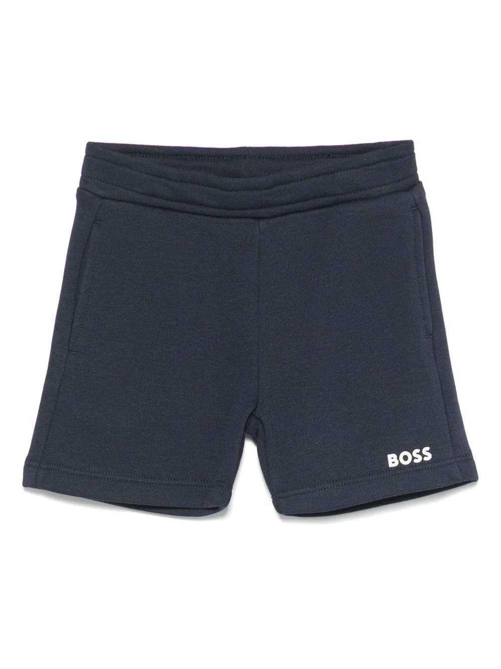 Bermuda per neonato Boss Kidswear blu con stampa con logo
