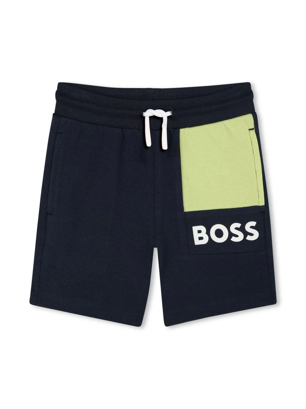 Bermuda per neonato BOSS Kidswear blu con stampa