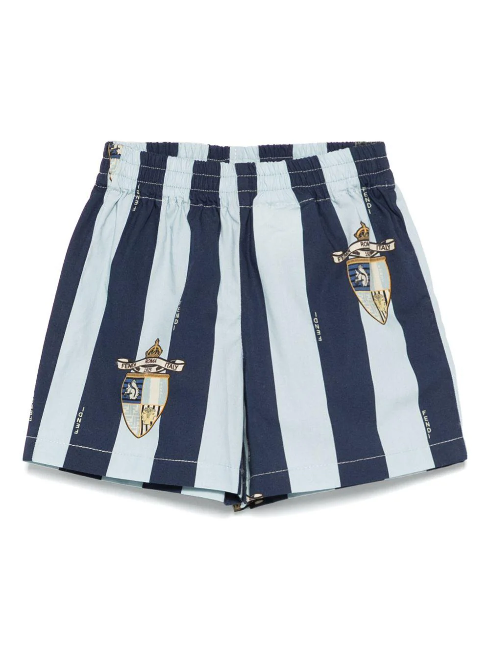 Bermuda per neonato Fendi Kids blu con logo