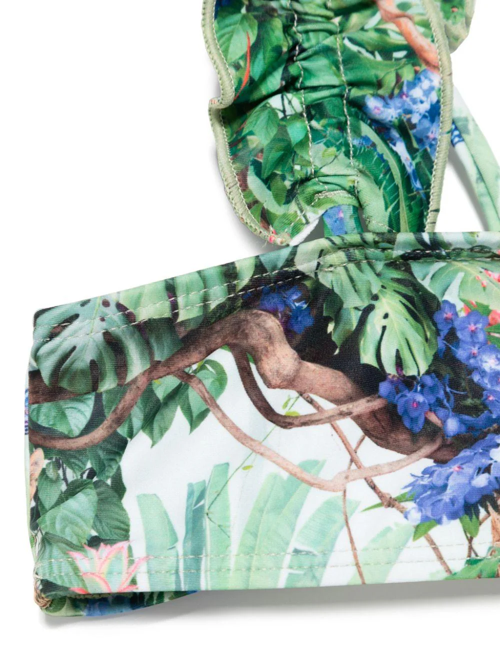 Bikini per bambina Molo verde con stampa grafica - Image 3
