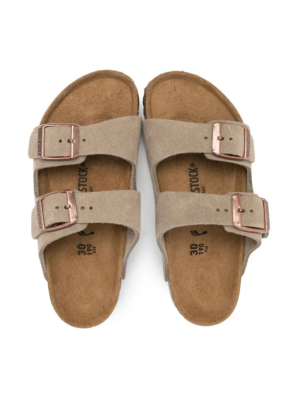 Ciabatte per bambini Birkenstock Kids marroni con fibbia - Image 6