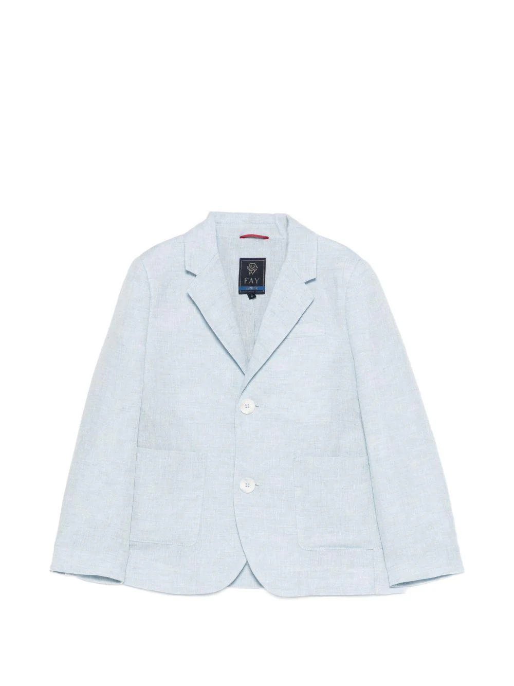 Blazer per bambino Fay Kids azzurro con revers classici