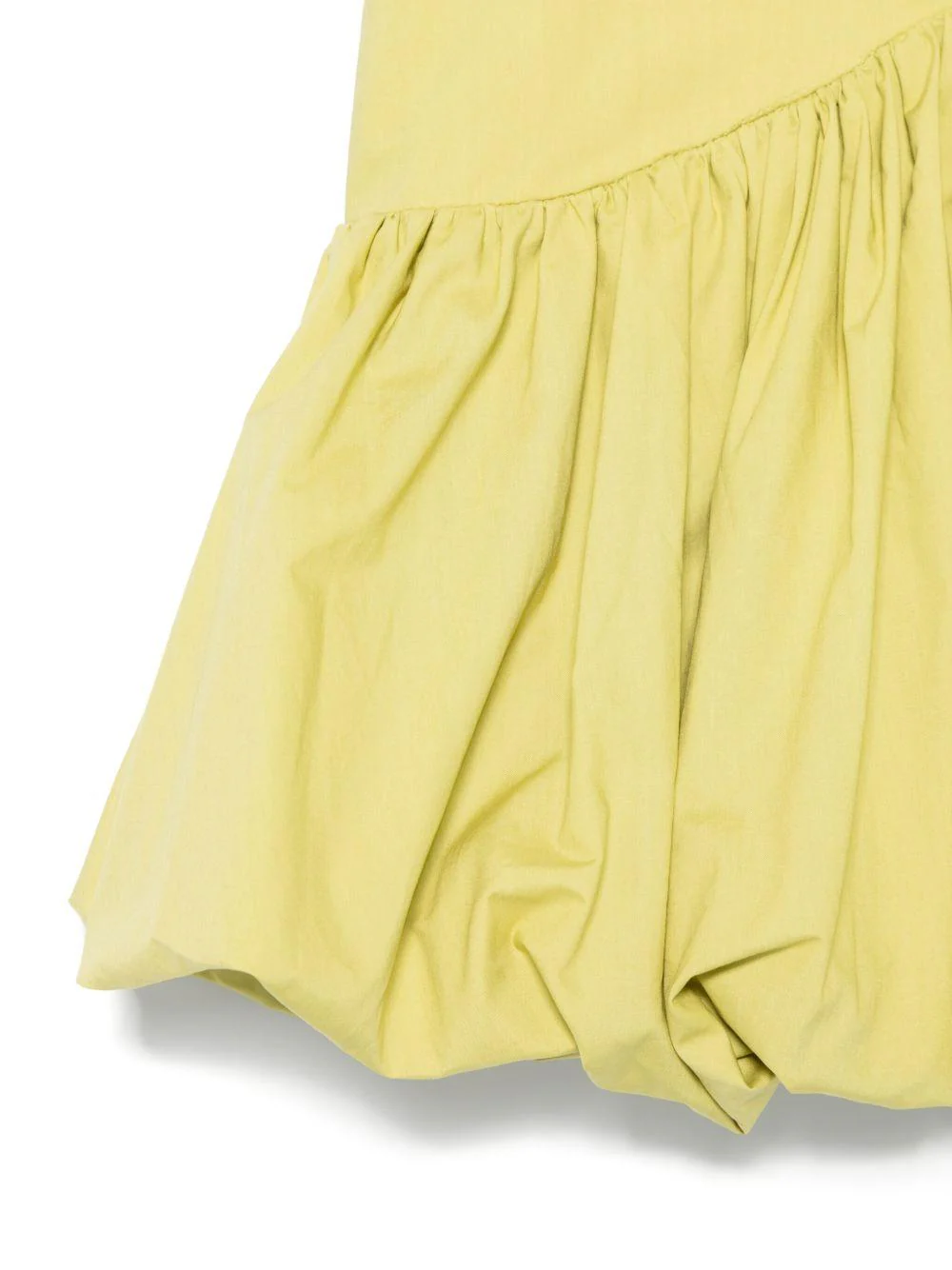 Blusa per bambina Pinko Kids verde a palloncino con scollo a V - Image 2