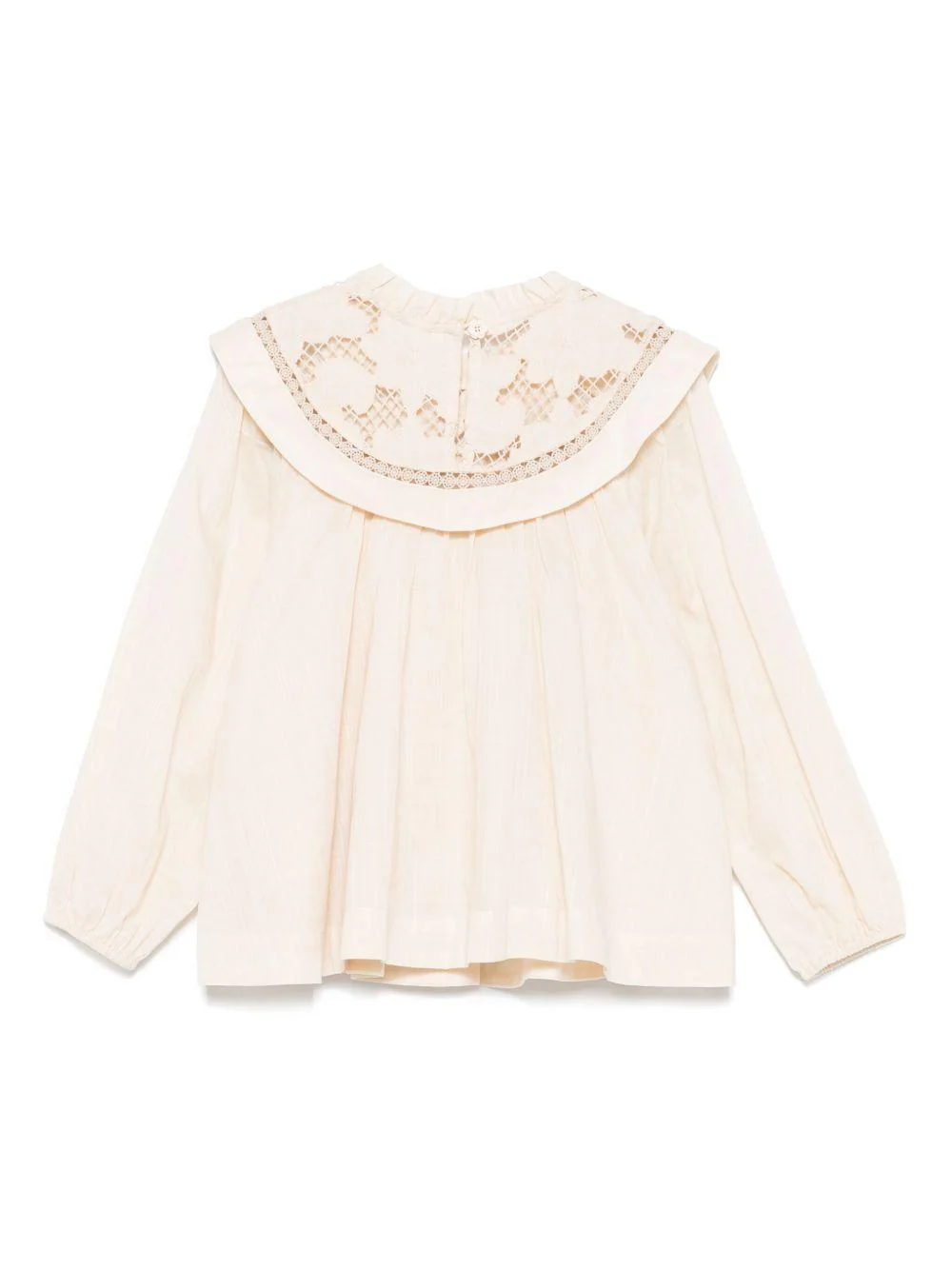 Blusa per bambina ZIMMERMANN Kids Lucky Kids beige con pizzo - Image 2