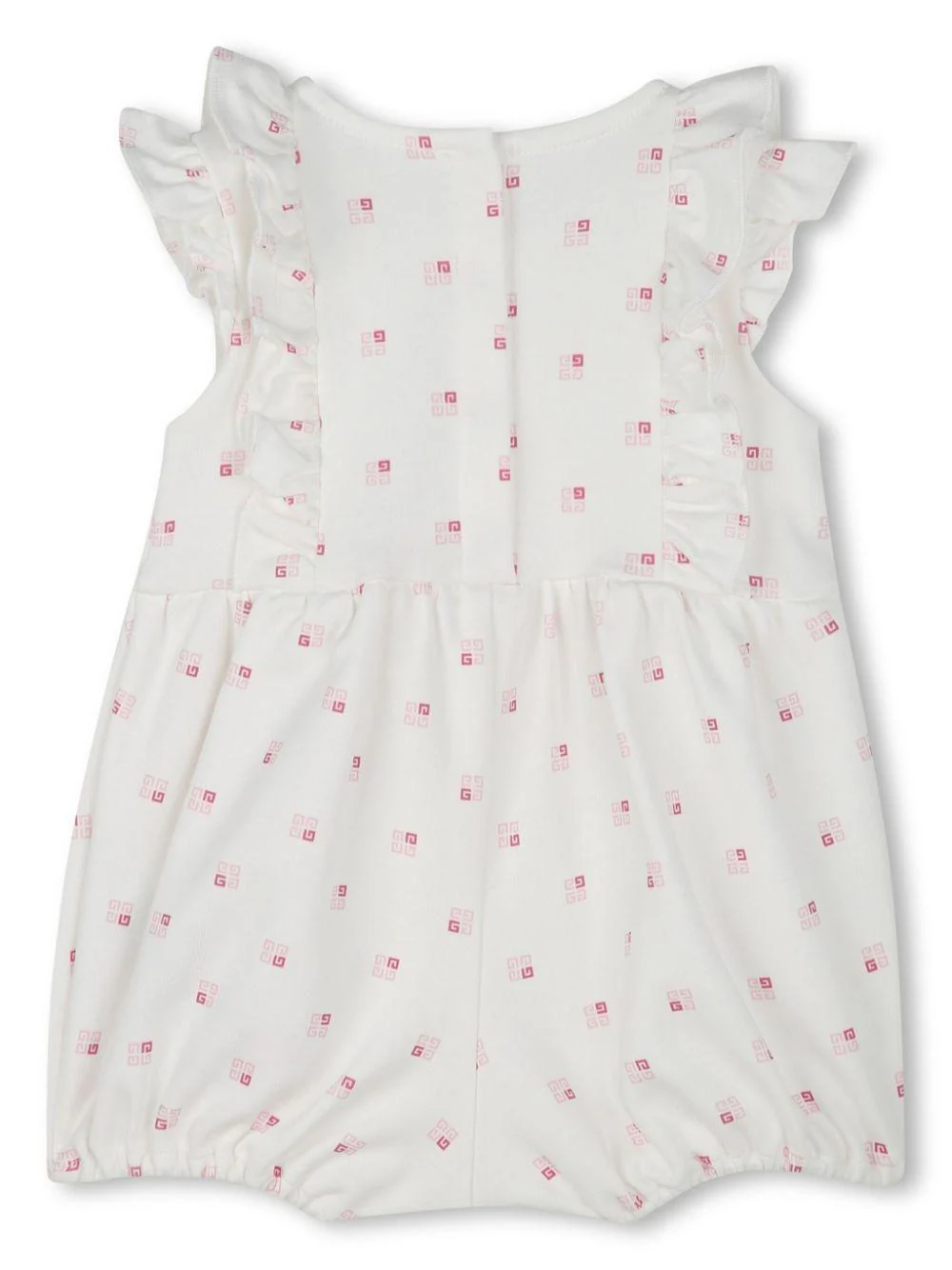 Body con stampa per neonata Givenchy Kids bianco con dettaglio fiocco - Image 2