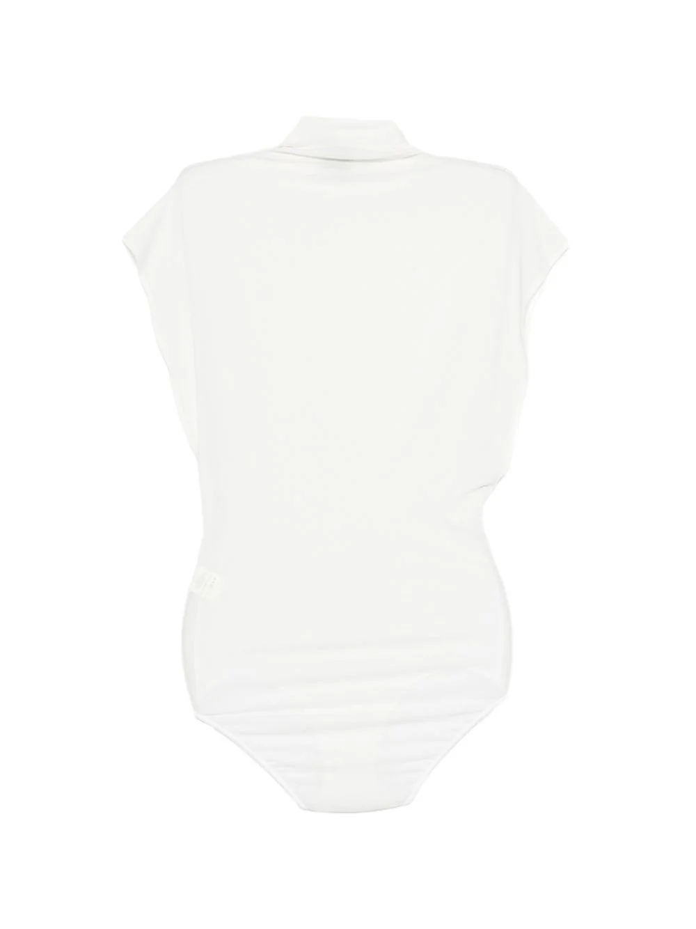 Body per donna Alysi bianco con collo alto - Image 2