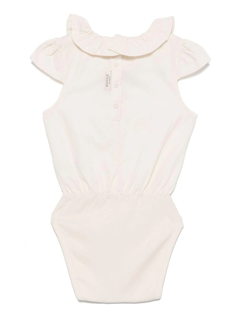 Body per neonata Donsje Madie beige con motivo con ricamo - Image 2