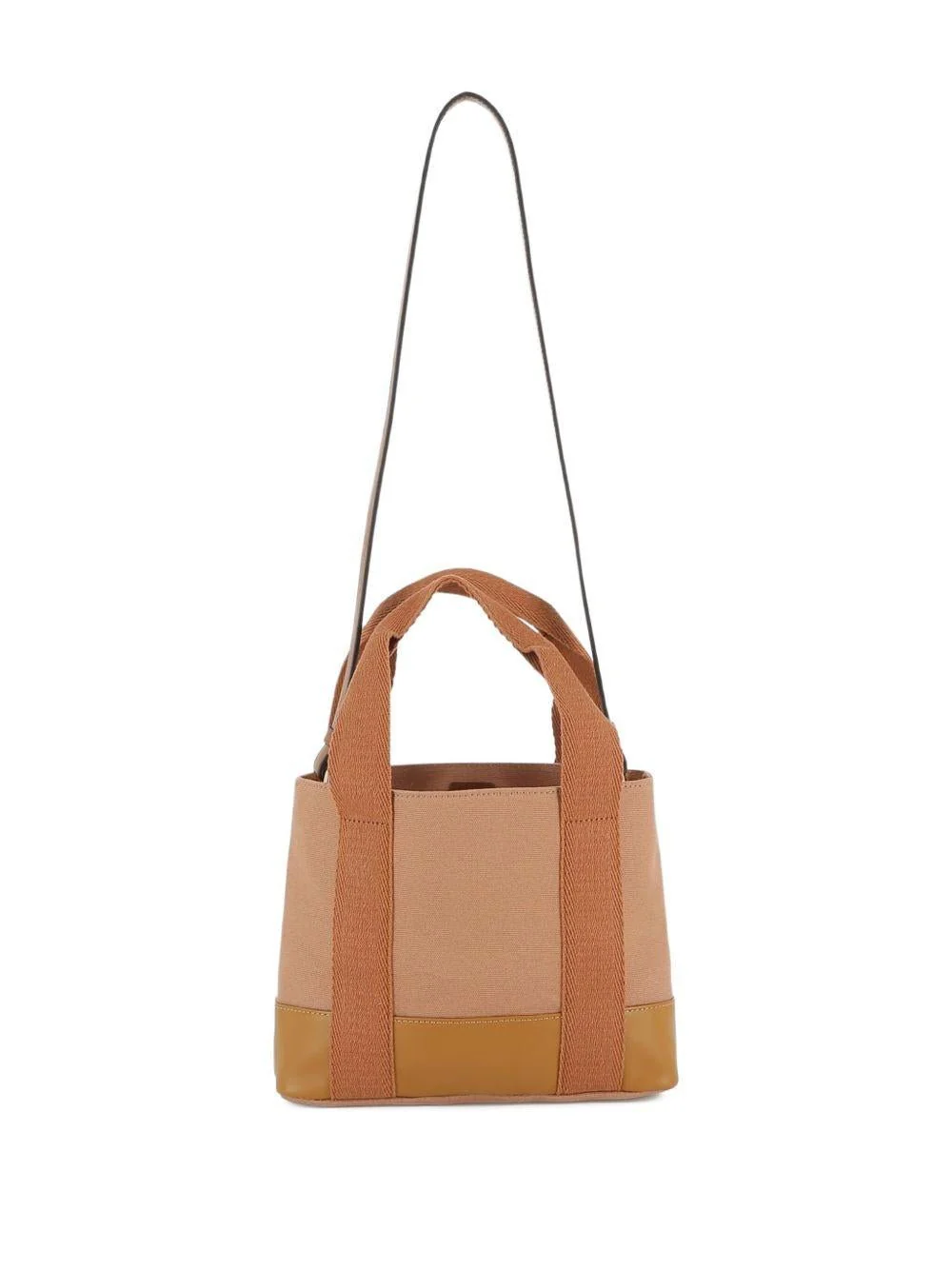 Borsa tote per bambina Chloé Kids beige in tela con logo 2020 - Image 5