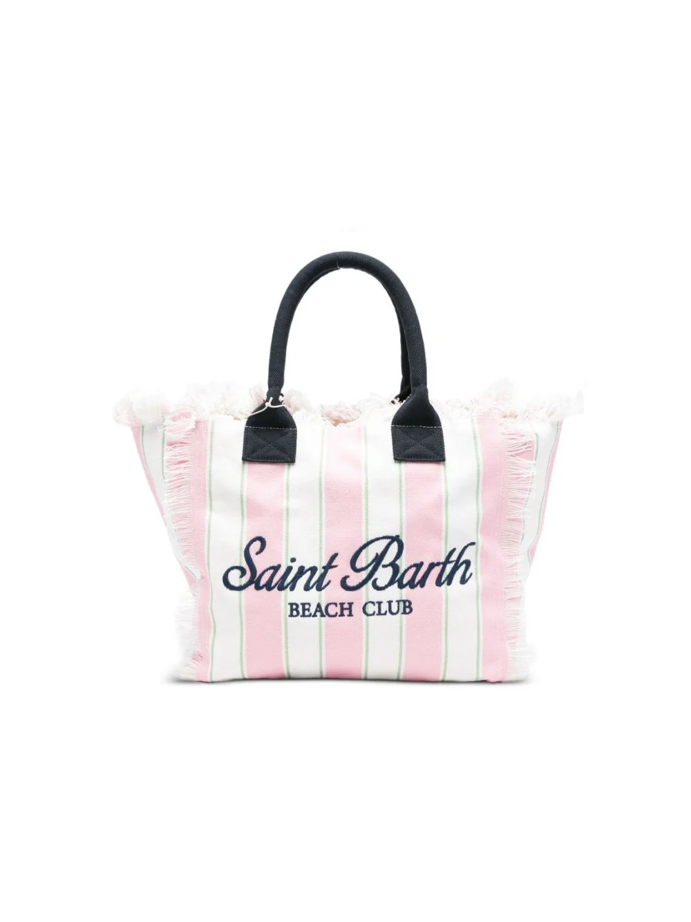 Borsa Vanity MC2 Saint Barth multicolore con design a strisce