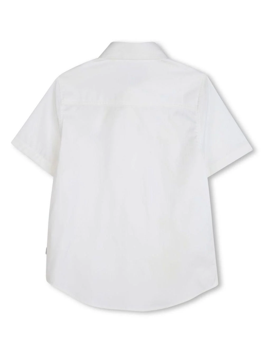 Camicia a maniche corte per bambino BOSS Kidswear bianco con logo sul petto - Image 2