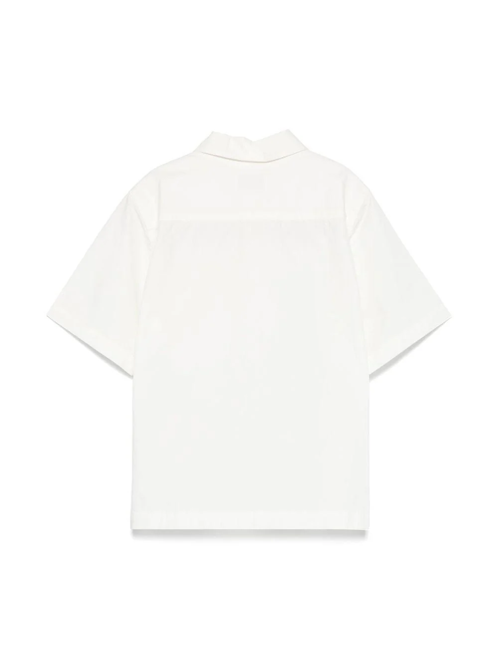 Camicia con stampa per bambino C.P. Company Kids bianco con colletto a punta - Image 2