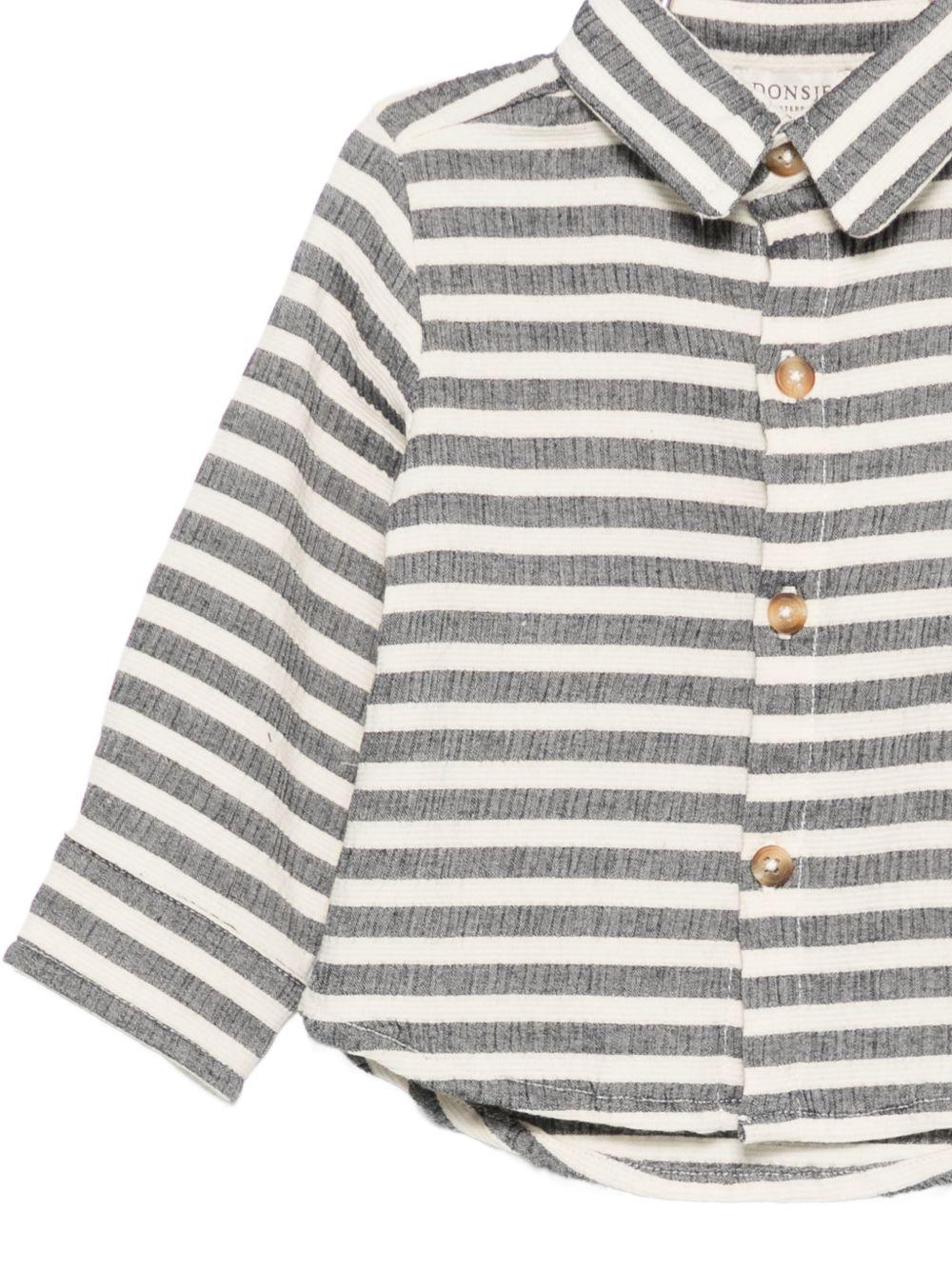 Camicia Leom per neonato Donsje multicolore con motivo a righe - Image 3