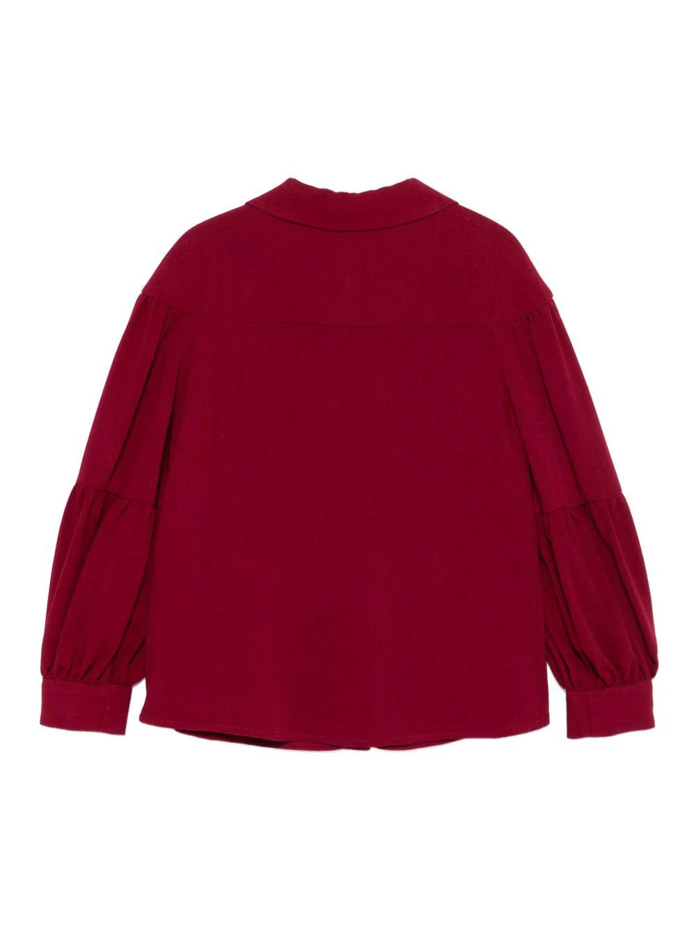 Camicia per bambina Mi Mi Sol rosso colletto stile polo - Image 3