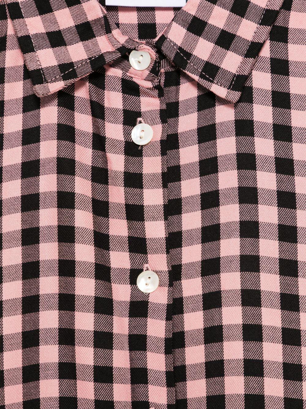 Camicia per bambina Molo Rafa rosa con dettaglio con nodo - Image 2