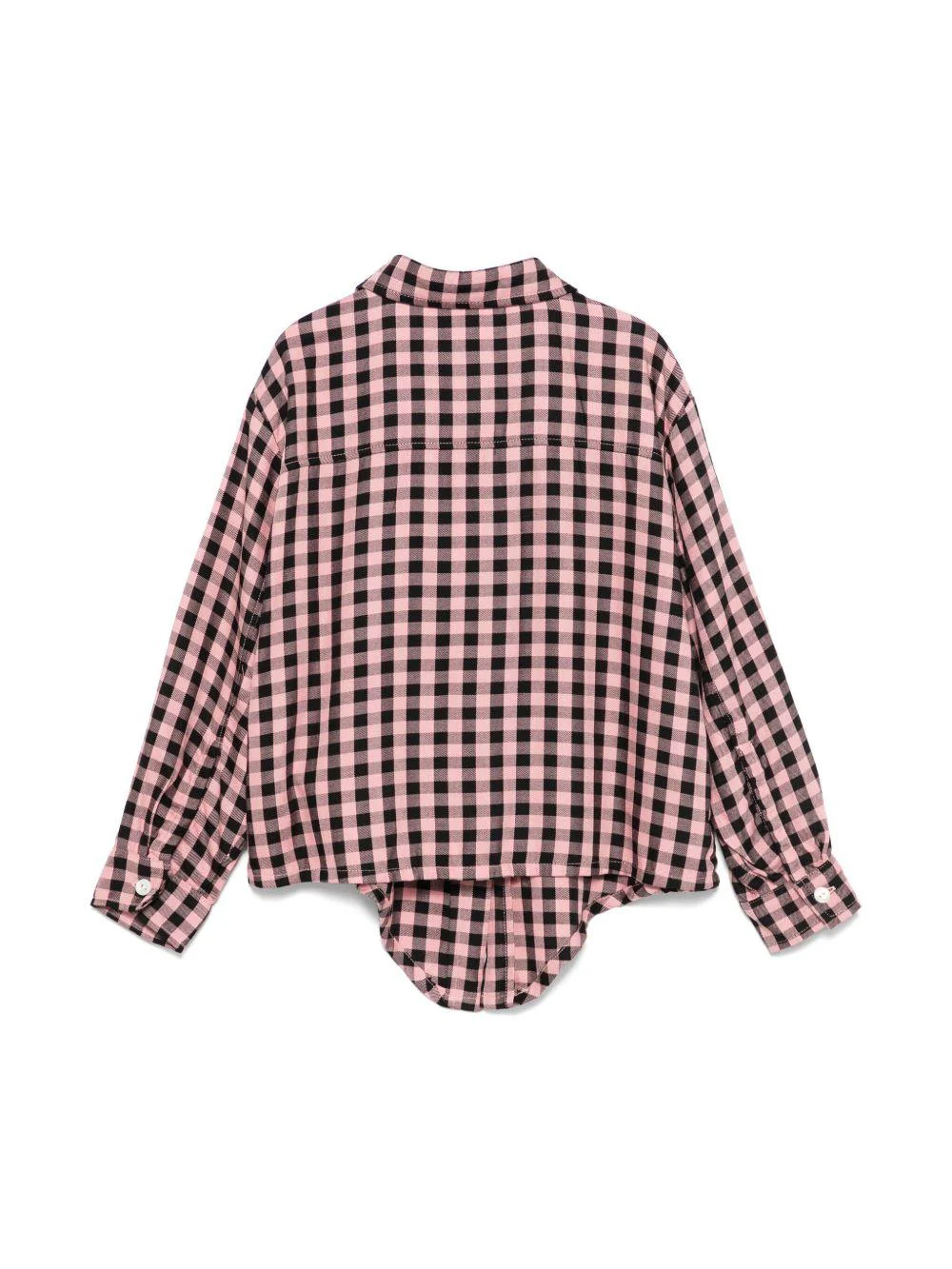 Camicia per bambina Molo Rafa rosa con dettaglio con nodo - Image 3