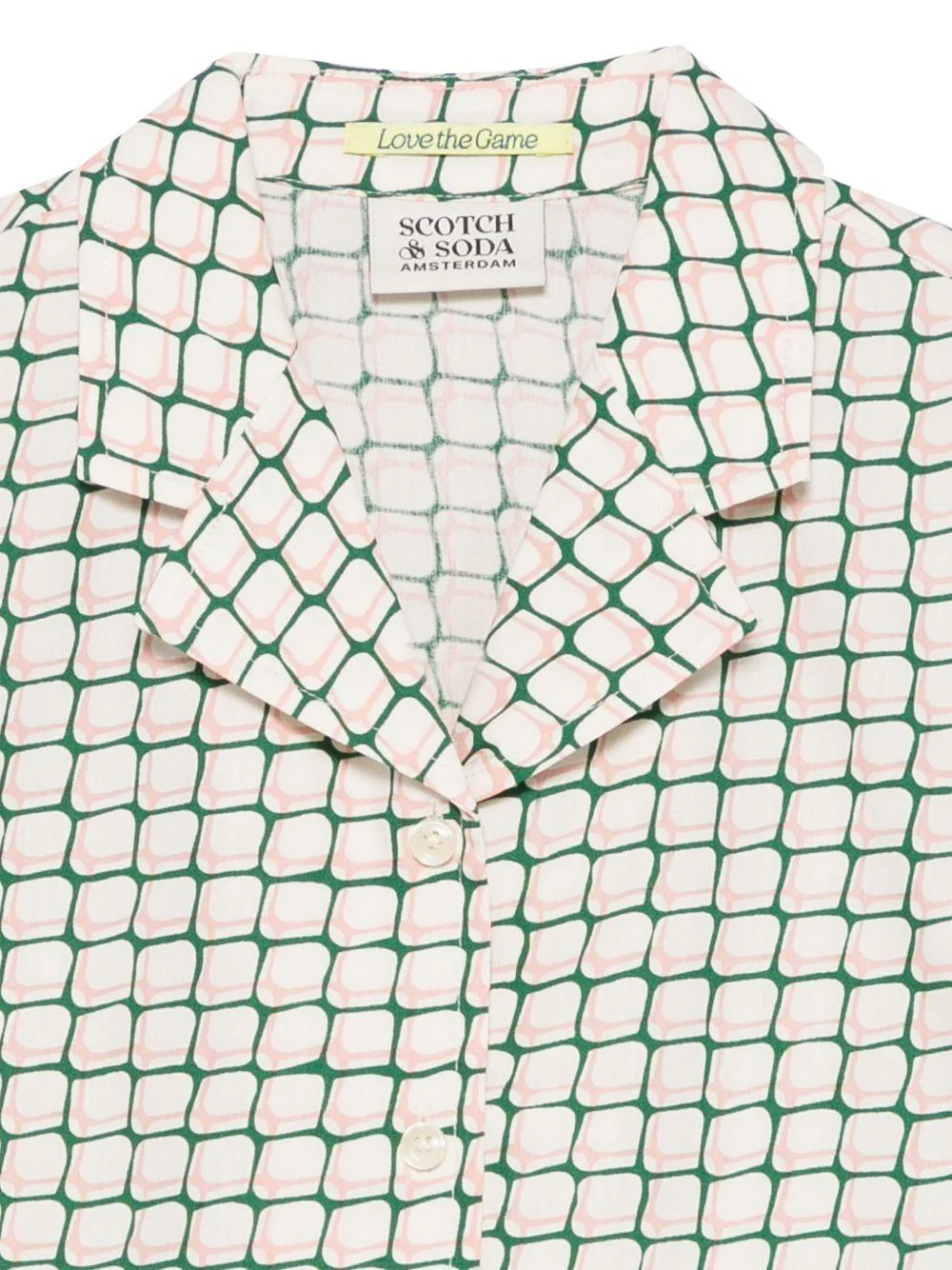 Camicia per bambina Scotch & Soda Kids beige con stampa - Image 2