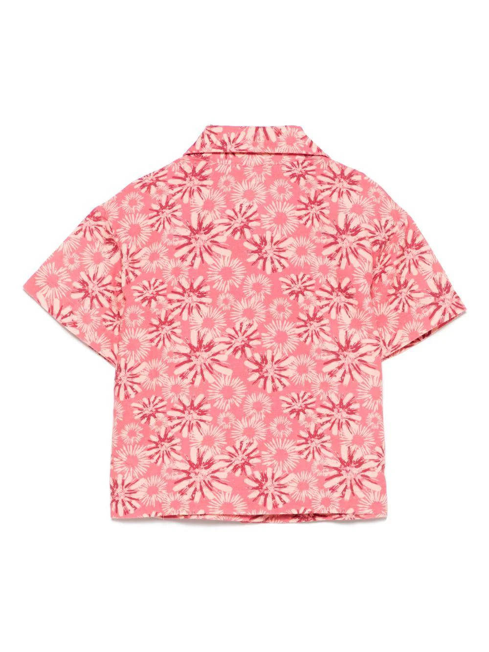Camicia per bambina Scotch & Soda Kids rosa con stampa floreale - Image 2