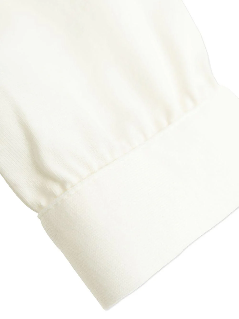 Camicia per bambina Versace Kids bianco con colletto alla Peter Pan - Image 4